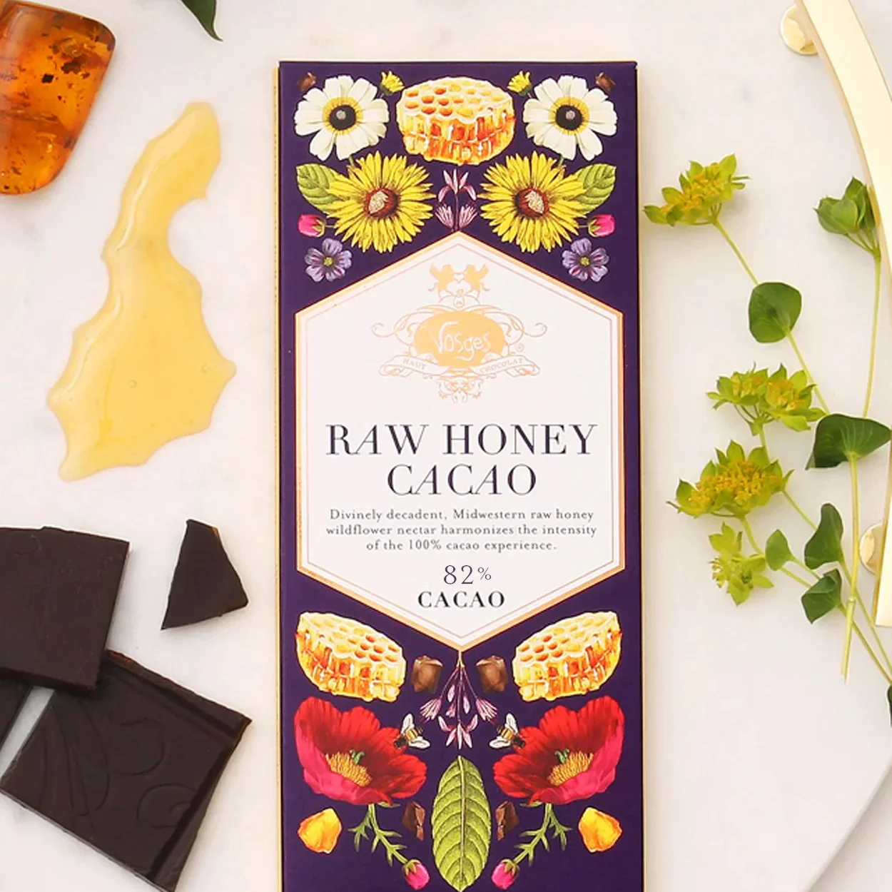 Raw Honey Cacao Chocolate Bar - Image 3