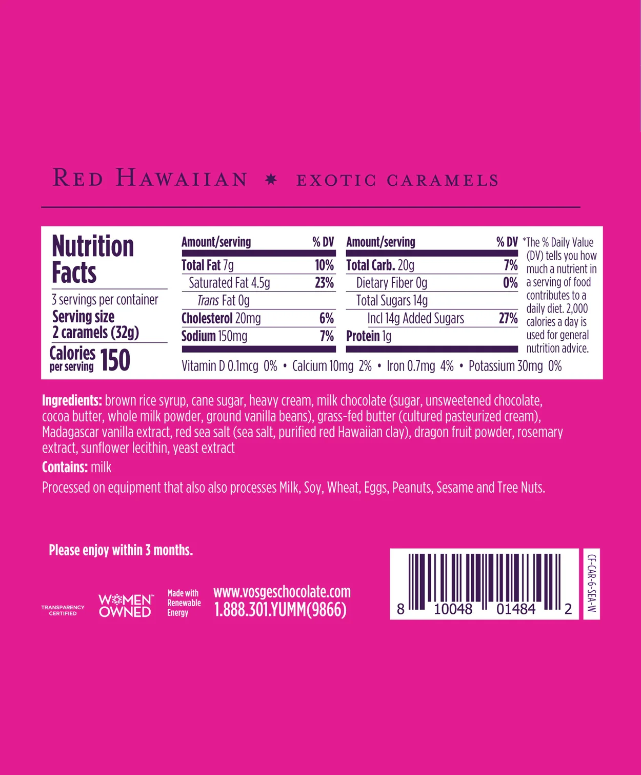 Red Hawaiian Salt Caramels - Image 4