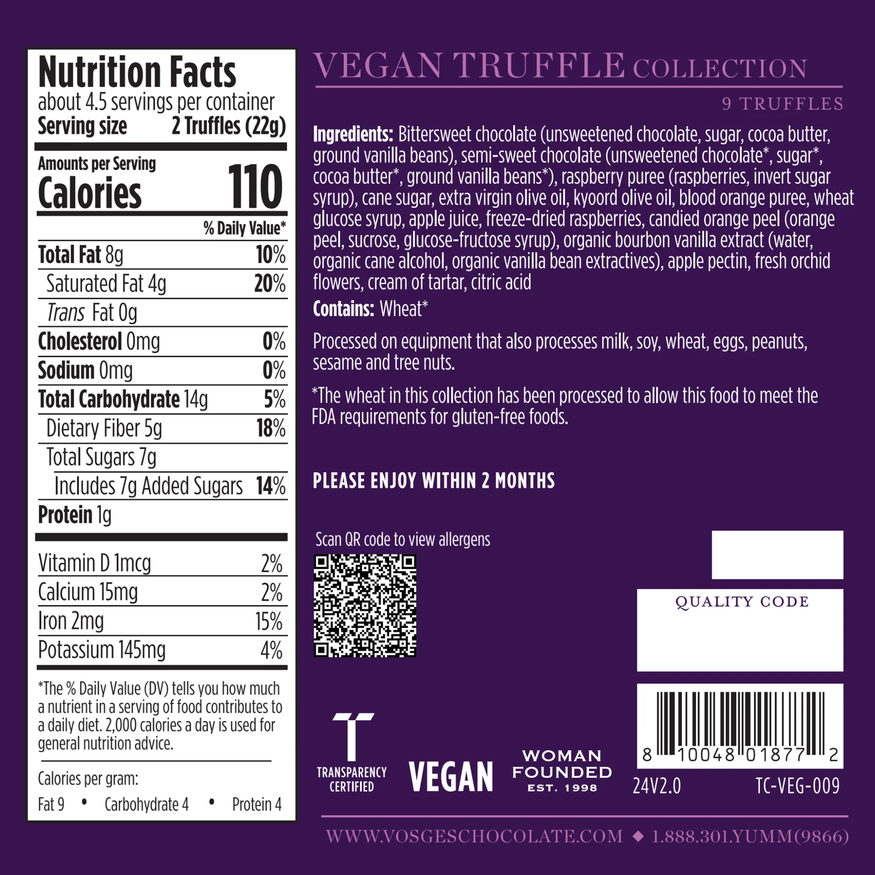 Vegan Truffles, 9 pieces - Image 4